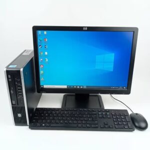 HP FULL SET DESKTOP COMPUTER / HP Compaq 8000 Elite USDT / Core 2 Duo + 19 INCH MONITOR
